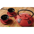 Chinese Cast iron teapot set